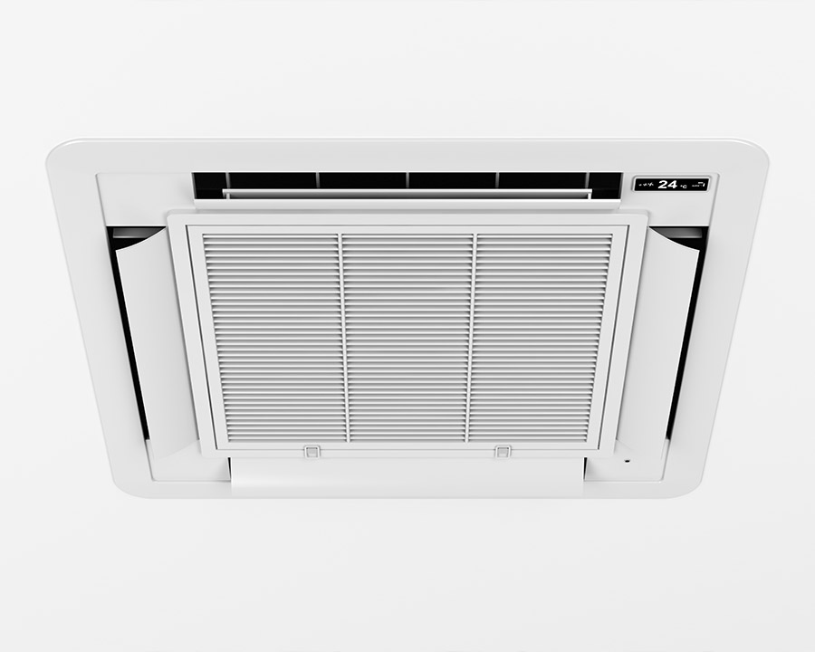 Selection of air supply outlet, return air outlet, fresh air outlet and exhaust outlet