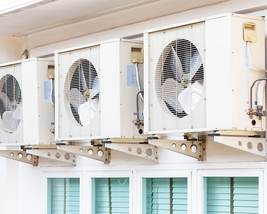 HVAC, a component of the building